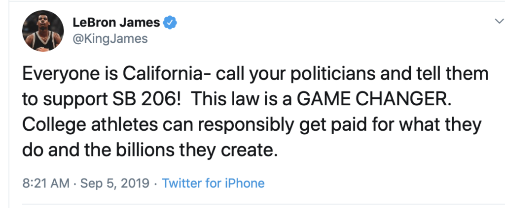 California Might Pass Law Ending Rules That Are Indefensible Even By NCAA Standards img