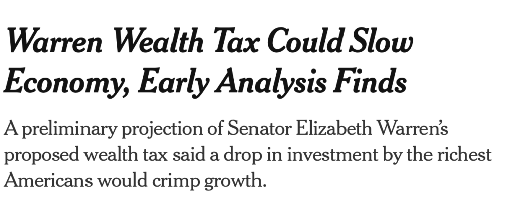 New York Times Recycles Incompetent Smear of Elizabeth Warren img